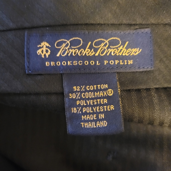 Brooks Brothers Navy Brookscool Poplin Men's Suit. Size 41R 35W - Picture 5 of 9